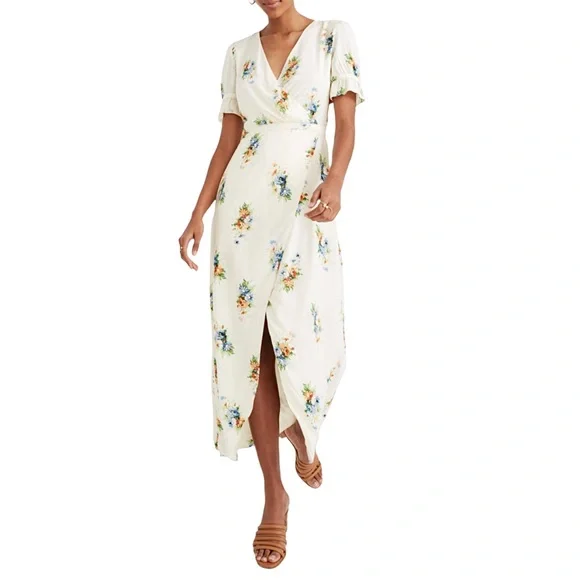 maxi dress sun dress Boho Maxi Dress – Summer Dress – 'Seabreeze Bloom' Sundress in Blue, Pink & Green” light blue / M